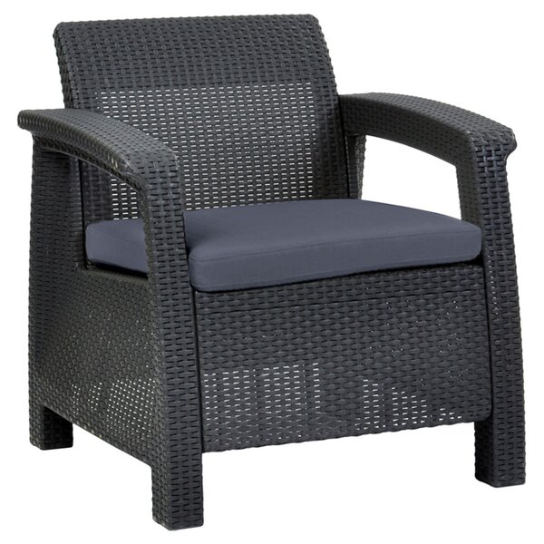 All - Weather Wicker Fully Assembled Wicker Patio Lounge Chairs You'll